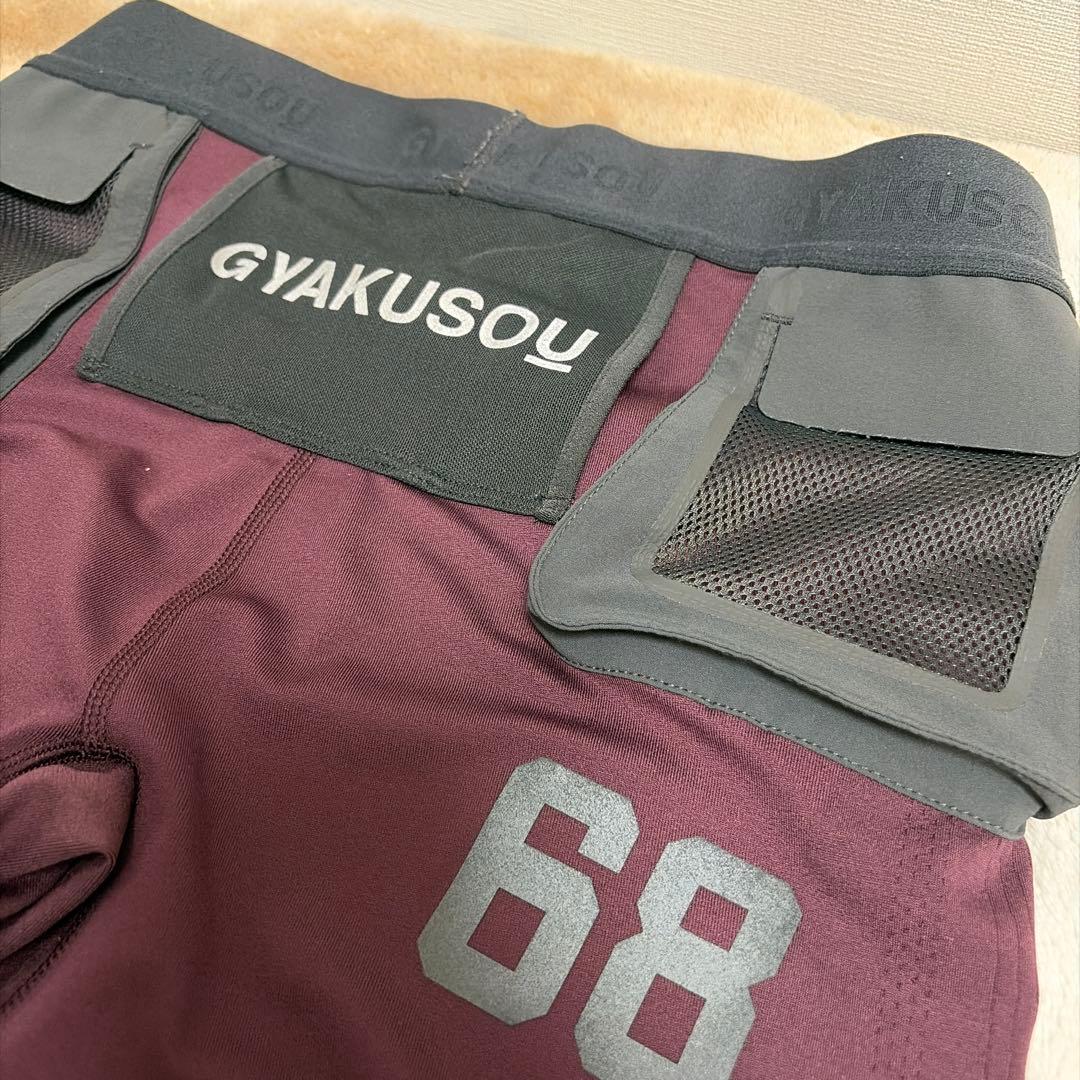 Nike GYAKUSOU タイツ M バーガンディ