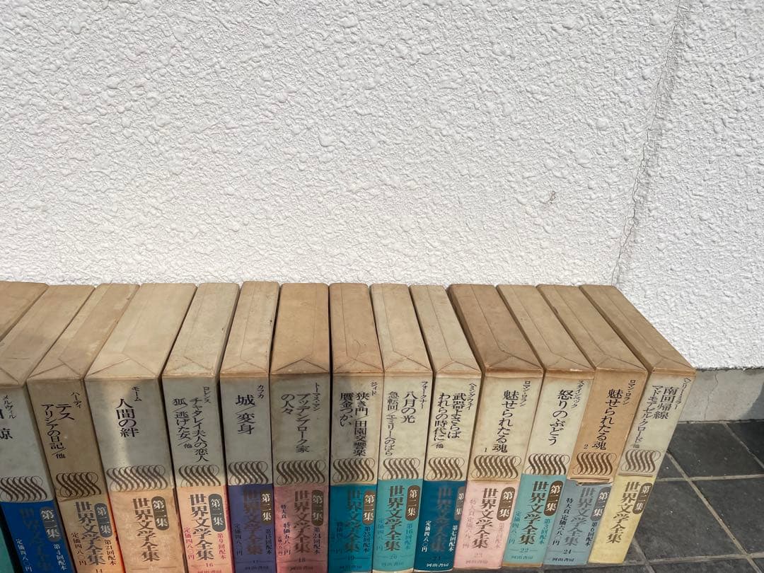 宅　河出書房　世界文学全集　第2集　全25巻セット　帯付き　2巻欠