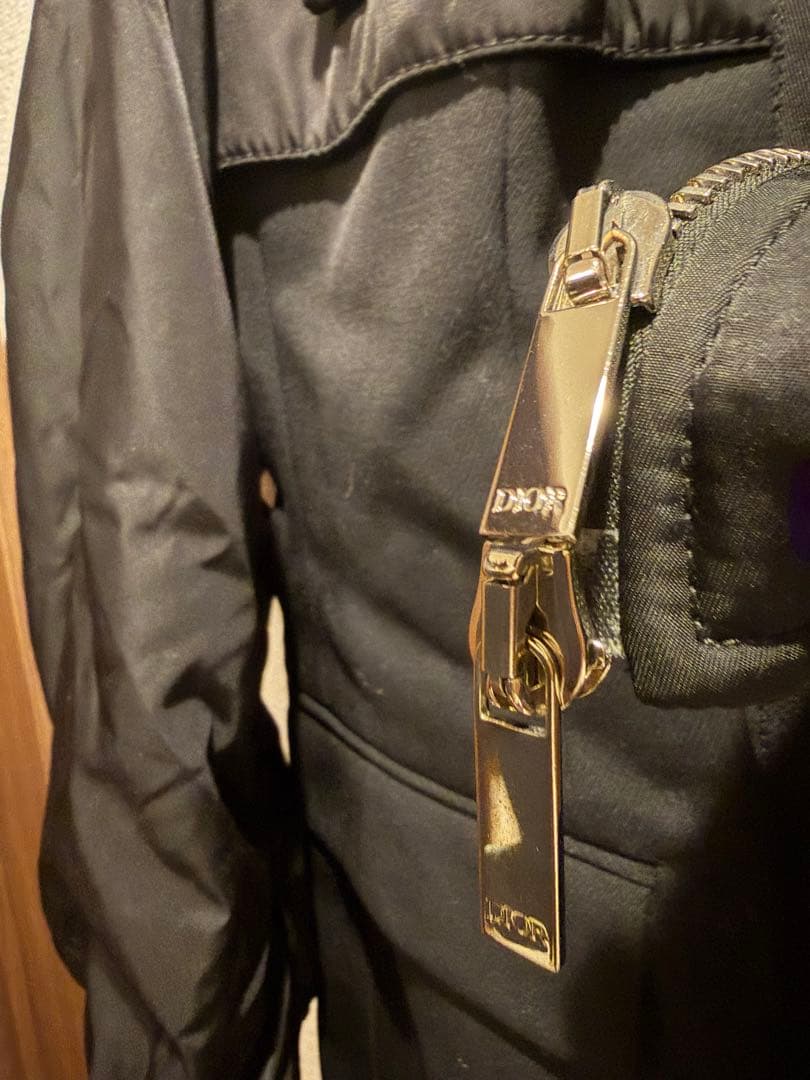美品DIOR sacai コラボ　ボンバージャケット　黒