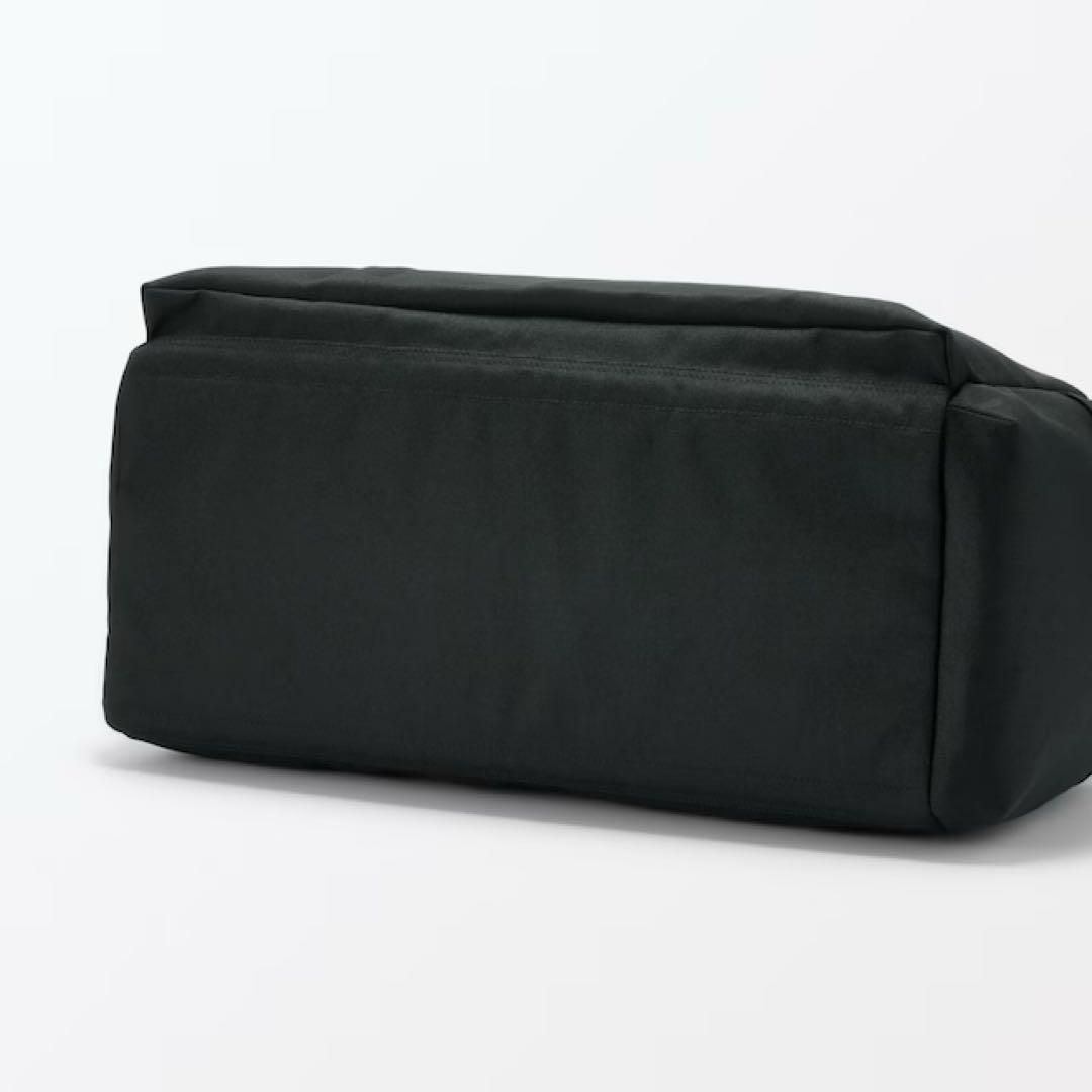 無印良品『撥水ボストンバッグ 32×50×23cm』ブラック