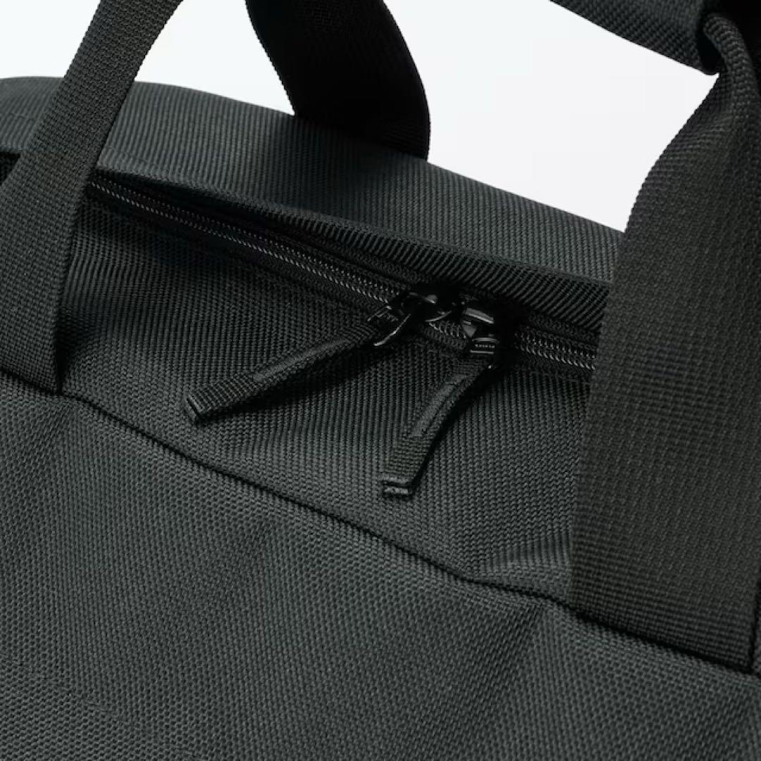 無印良品『撥水ボストンバッグ 32×50×23cm』ブラック