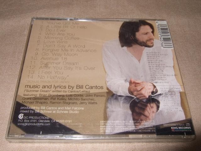 BILL CANTOS,新品未開封,国内盤,AOR,ビル・カントス