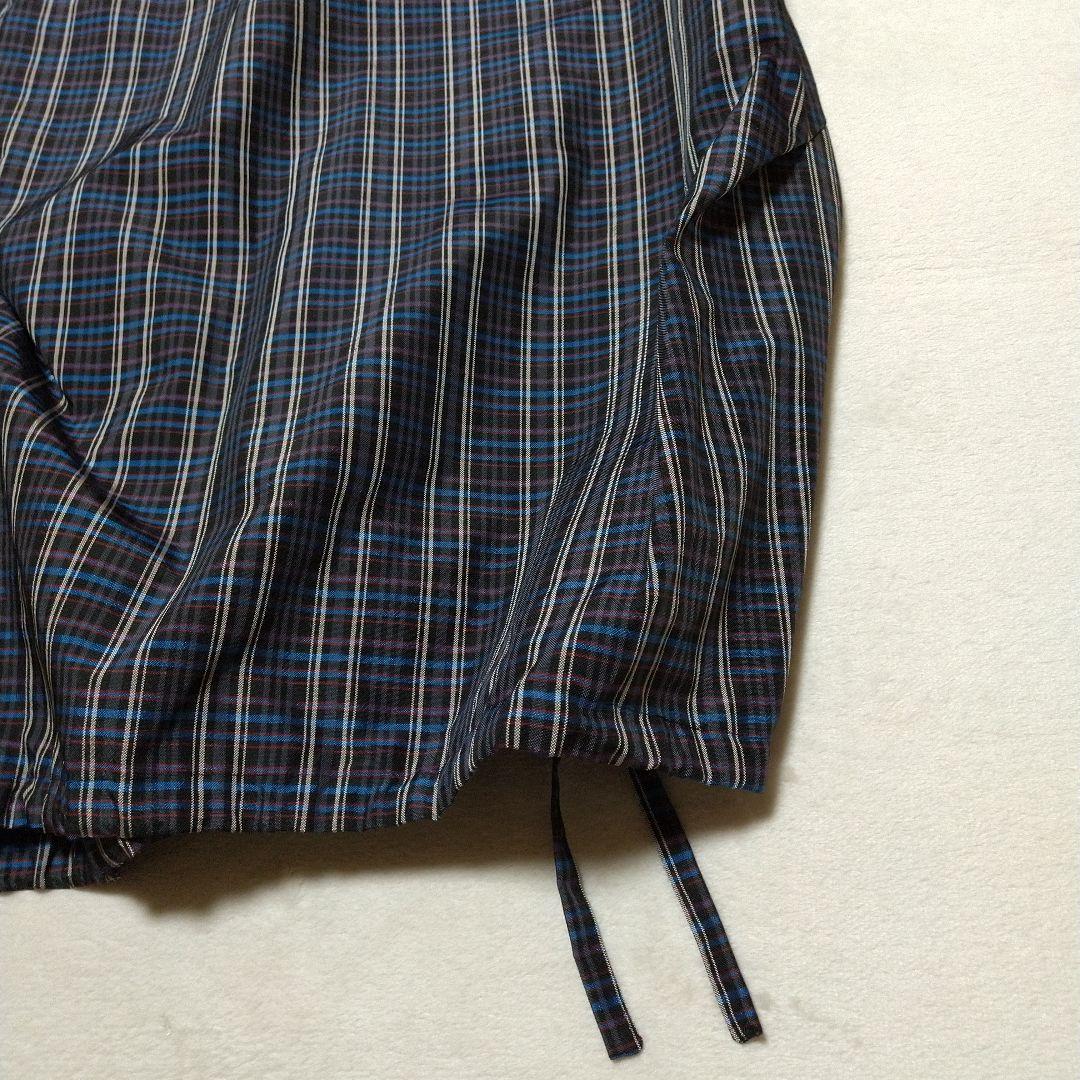 美品　慈雨　チェック柄 ロングスカート　L　センソユニコ