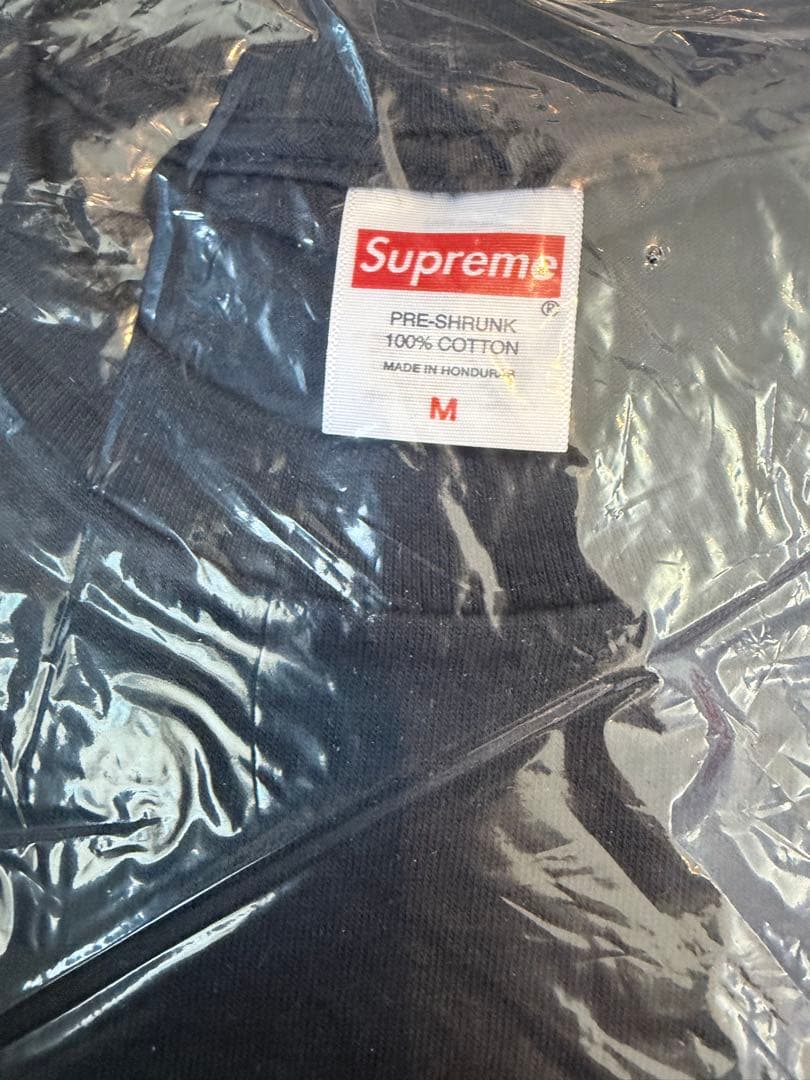 supreme Arabic Box Logo Tee M アラビック　navy