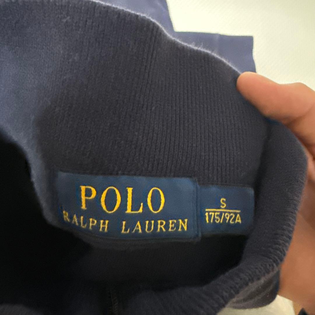POLO RALPH LAUREN ネイビー ハーフジップ セーター S