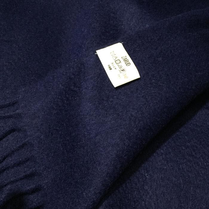 値下超大判 100% カシミヤストールマフラー70㎝×200NVY新品