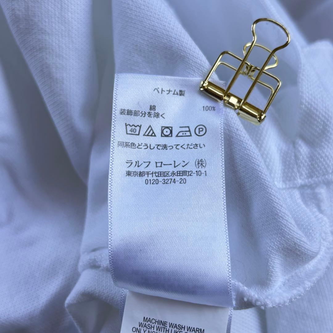 Polo Ralph Lauren ポロラルフローレン ホワイトポロシャツ 半袖