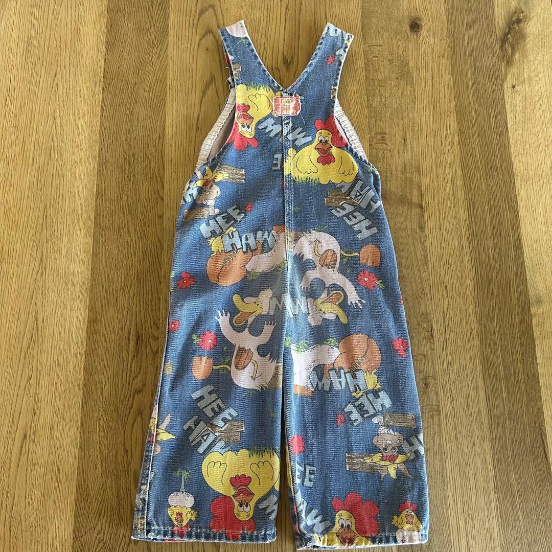 70s LIBERTY オーバーオール \"HEE HAW キッズヴィンテージ