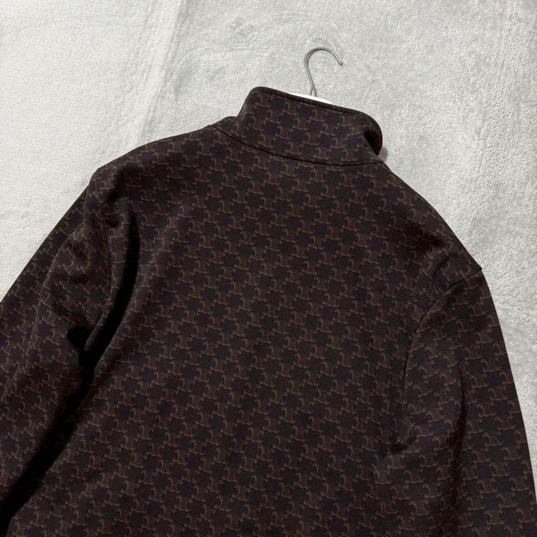 未使用タグ付 CELINE モノグラムトリオンフトラックジャケット 2XLサイズ