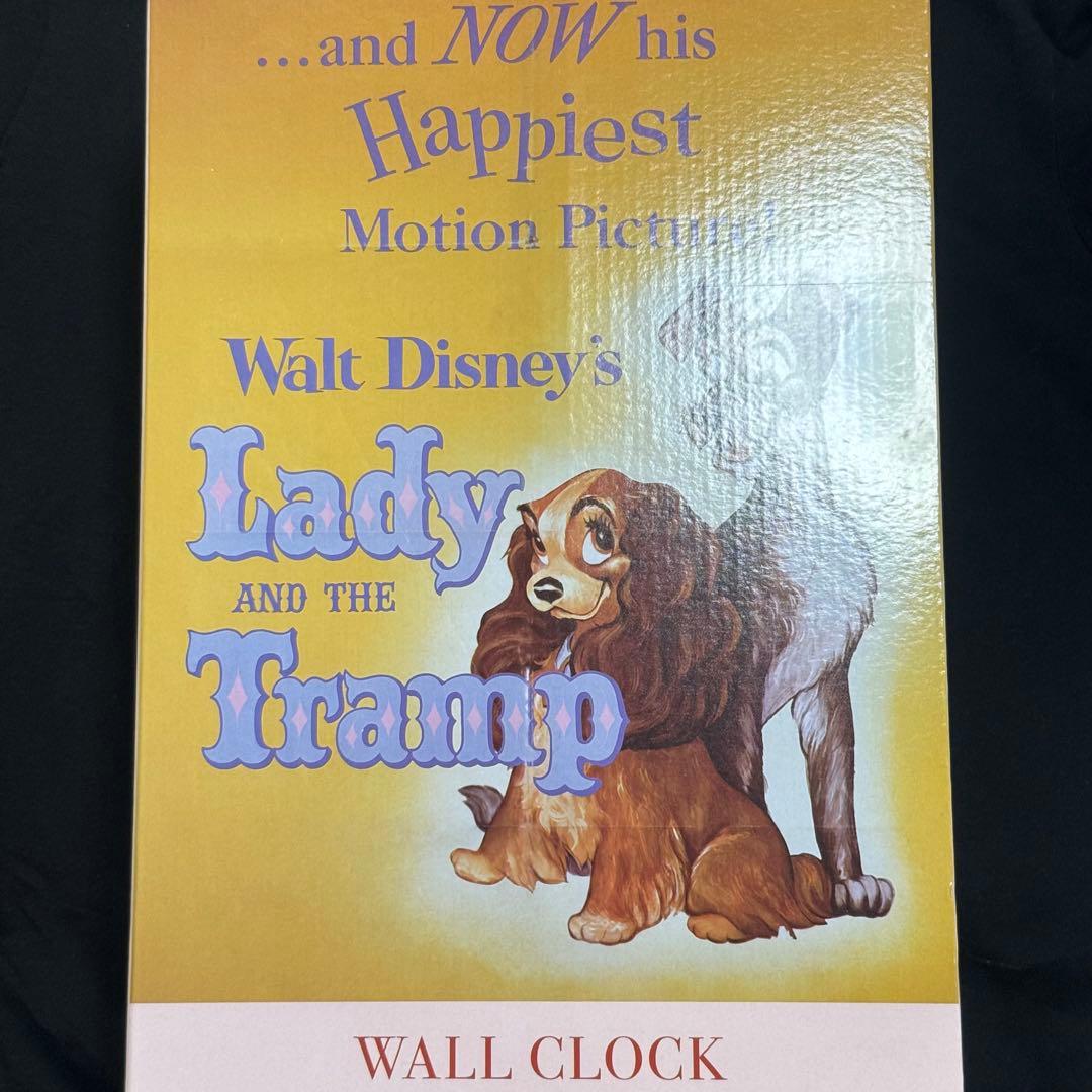 わんわん物語 時計 ライトアップ LADY AND THE TRAMP 70TH