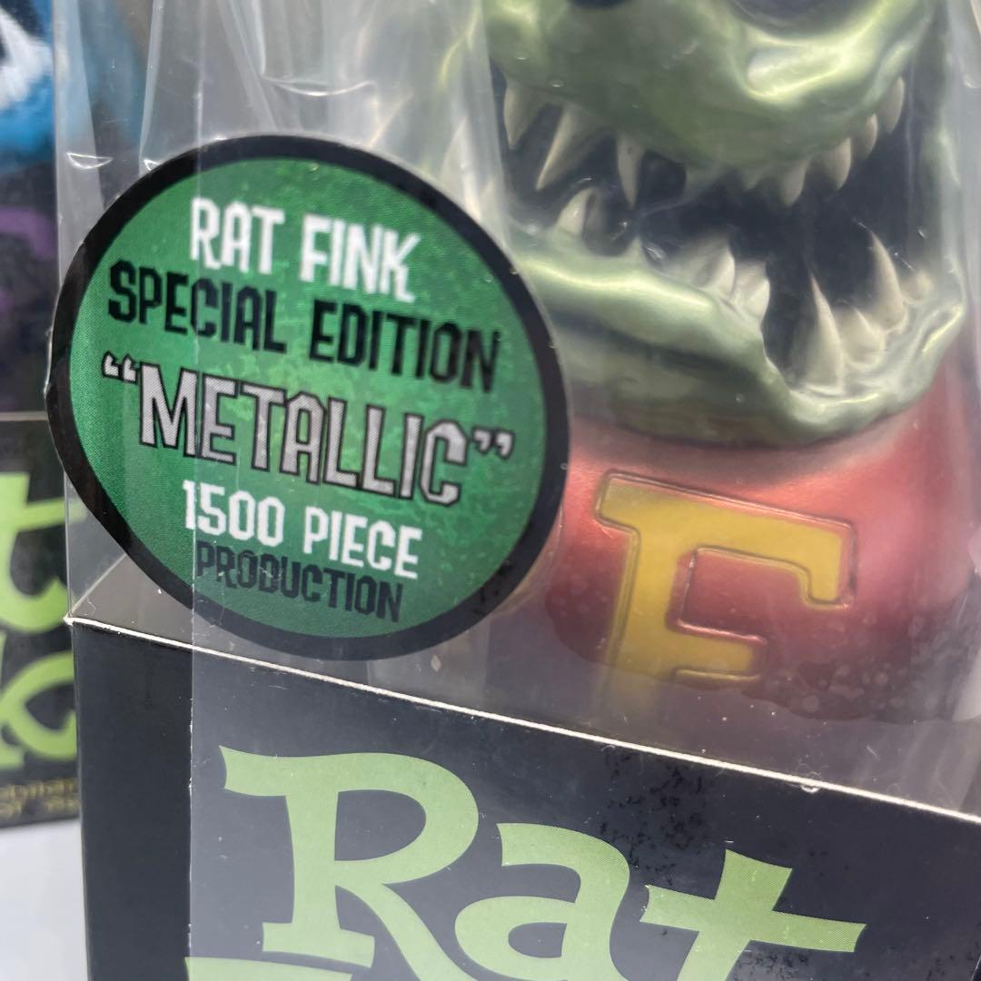 【限定1500体】Rat Fink メタリック　ブルー 2体セット 未開封