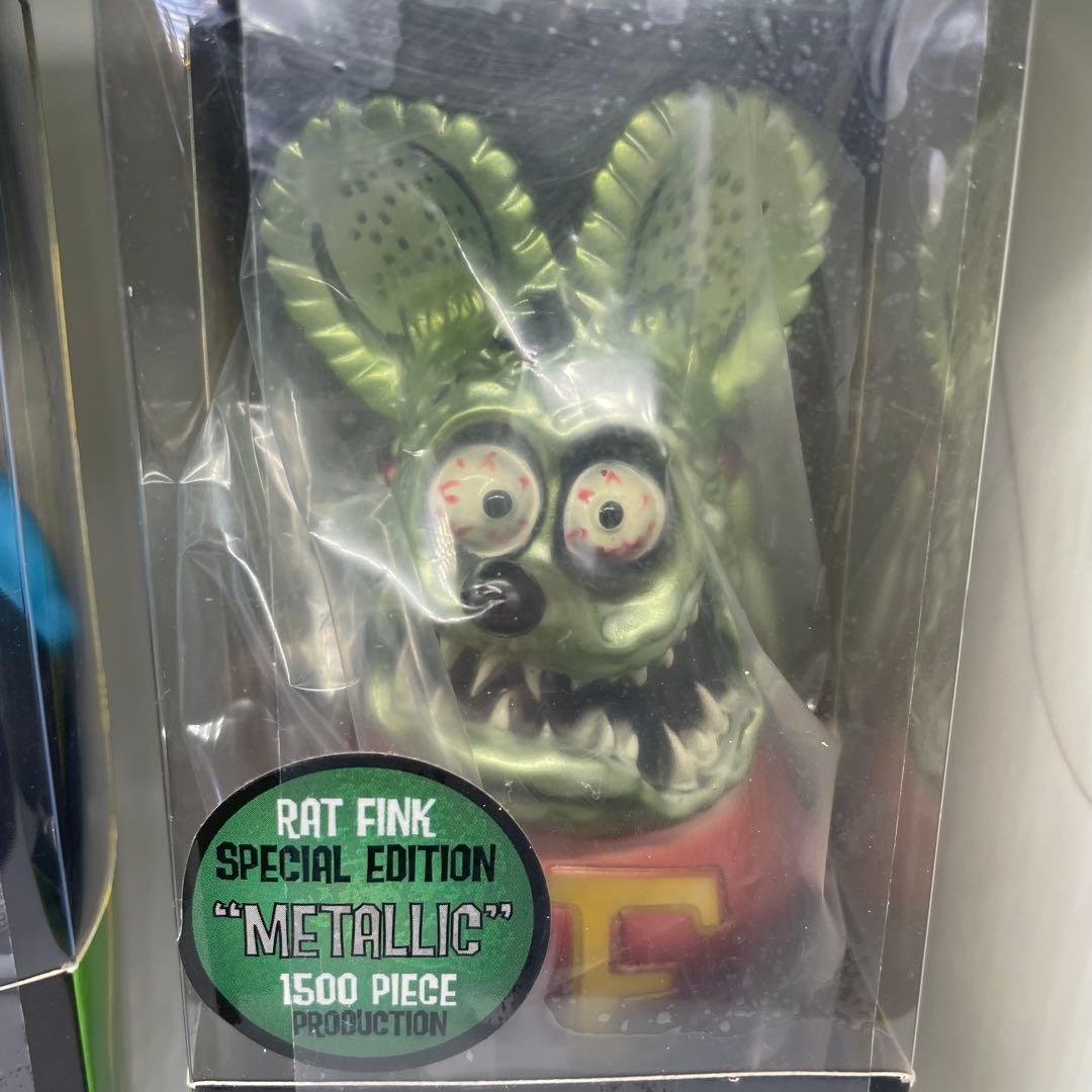 【限定1500体】Rat Fink メタリック　ブルー 2体セット 未開封