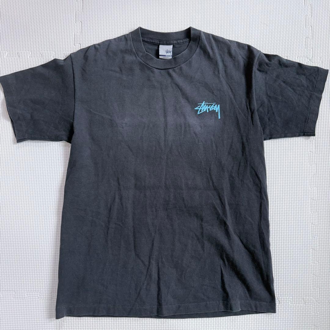 Stussy Tシャツ スカル フラワー ステューシー vintage T