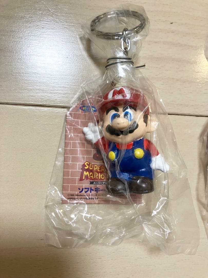 未開封 1995 スーパーマリオRPG キーホルダー マリオ　クッパ　ヨッシー