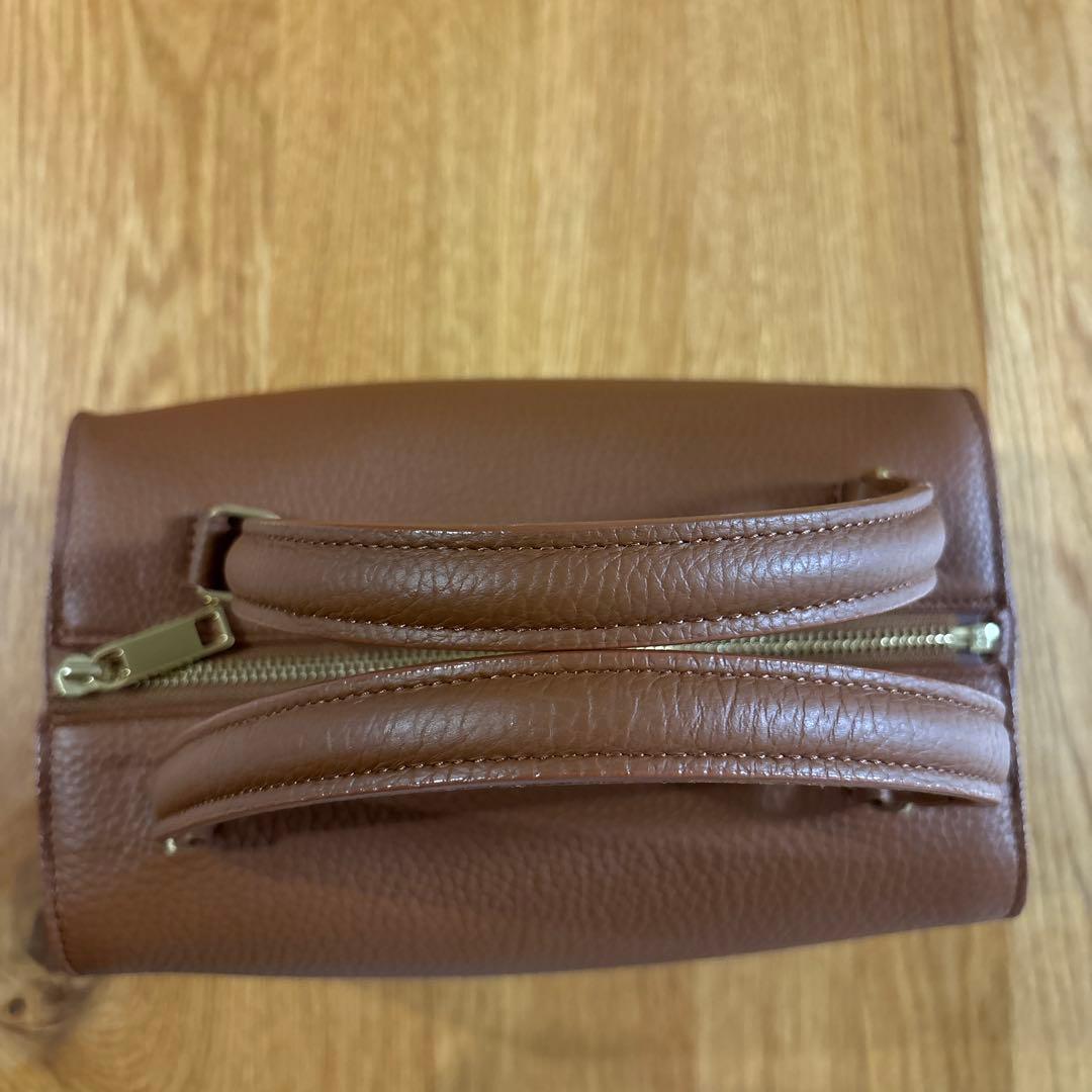 chi!!!bag ボストンバッグ　キャメル