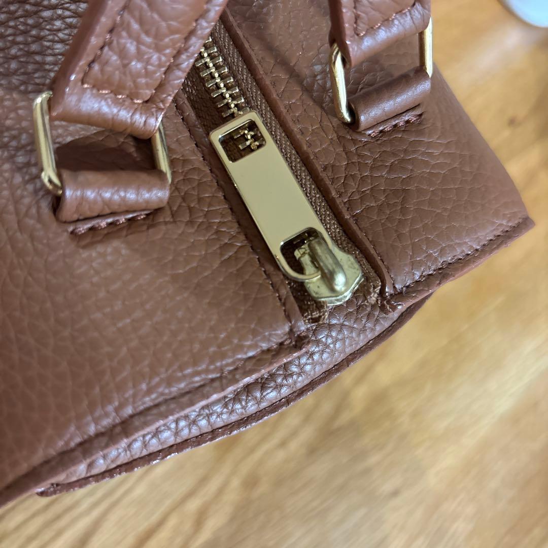 chi!!!bag ボストンバッグ　キャメル