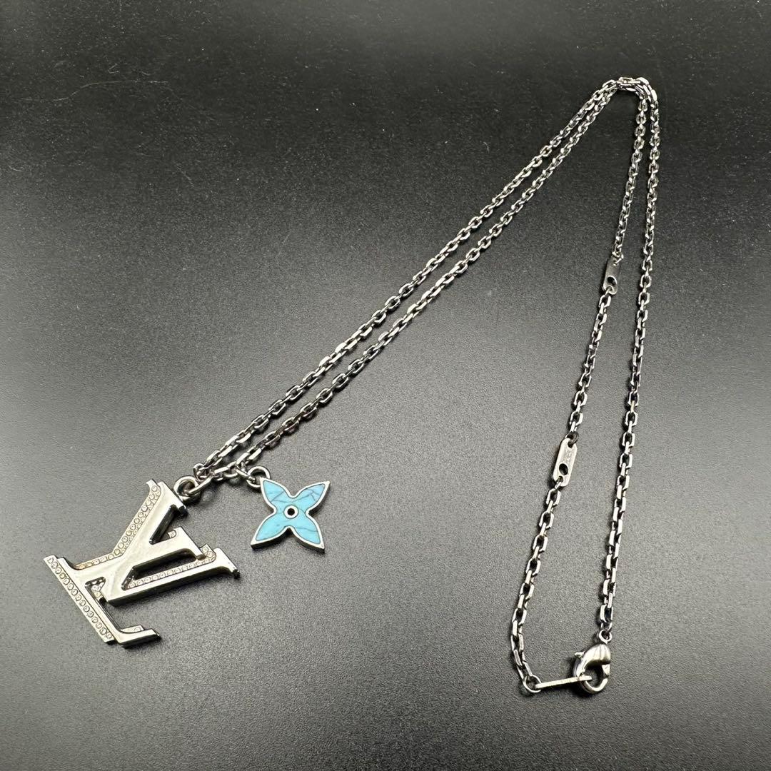 極美品✨　ルイヴィトン　ネックレス　M80208　ロゴ　刻印　1478