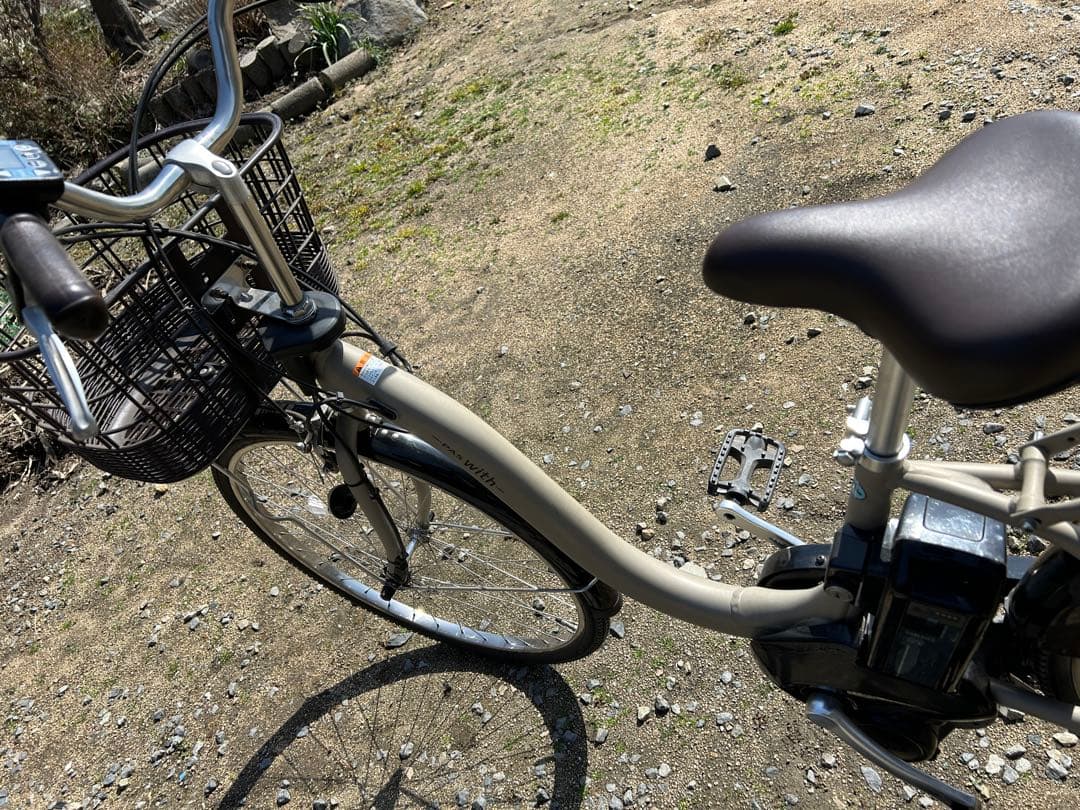 電動アシスト自転車 ベージュ YAMAHA 引き取り限定