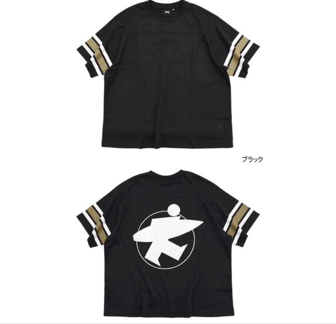 シャツ STUSSY Surfman MeshFootballJersey M size