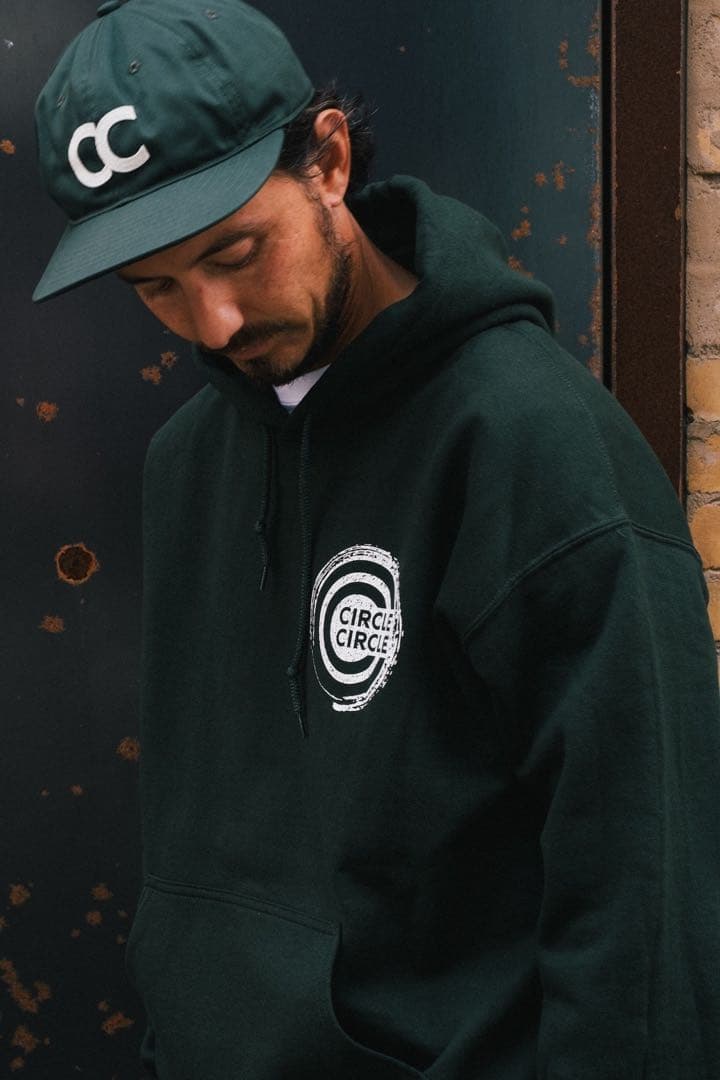 帽子 circle circle FELT LOGO OG 6 PANEL CAP