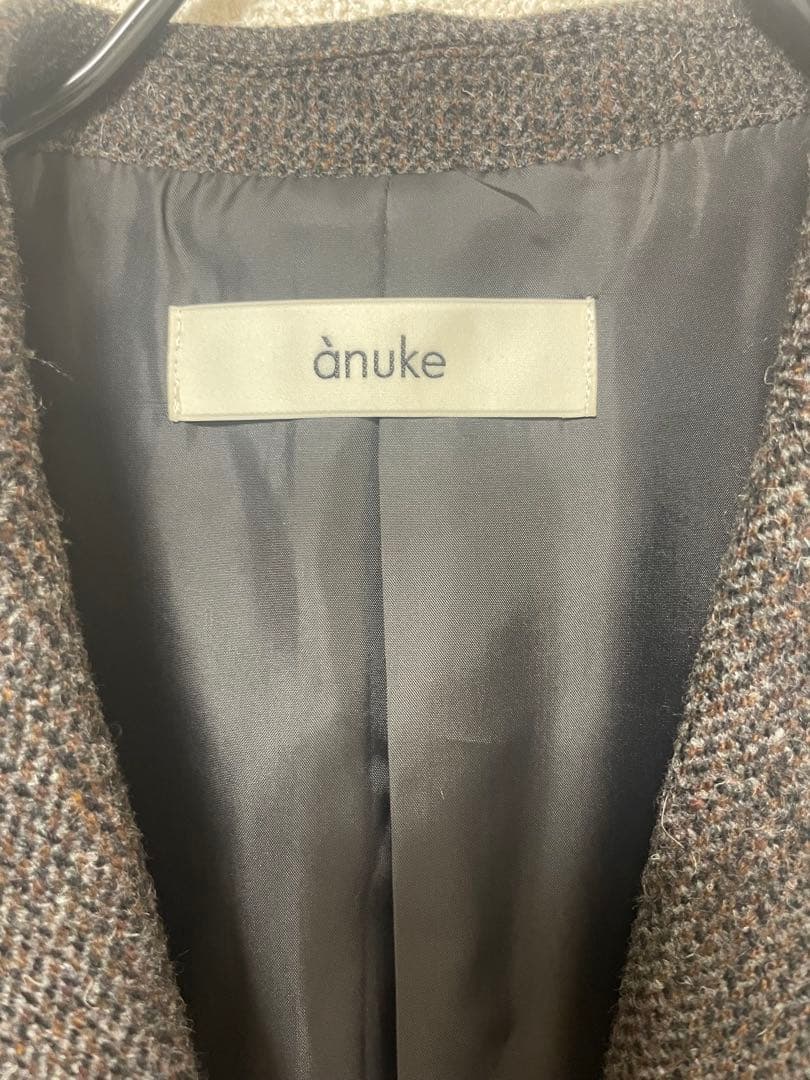 anuke アンヌーク Herringbone Wool Jacket 36
