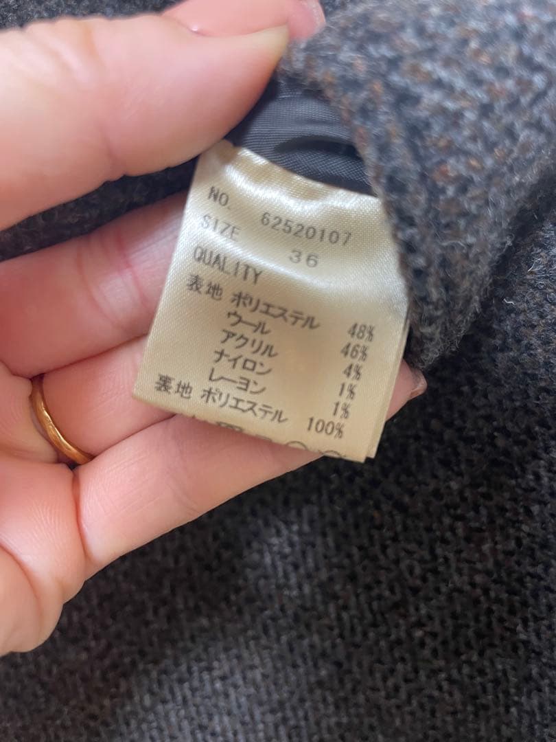 anuke アンヌーク Herringbone Wool Jacket 36