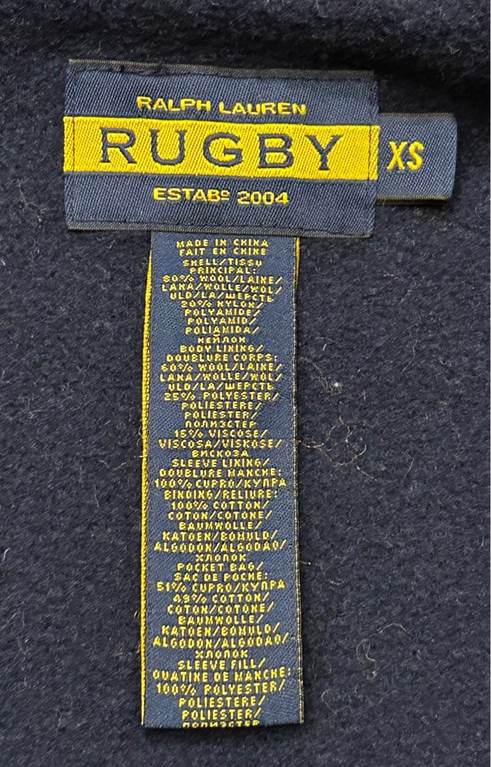 希少　RUGBY　ラグビー　ラルフローレン　パーカー　TALON ワッペン　XS