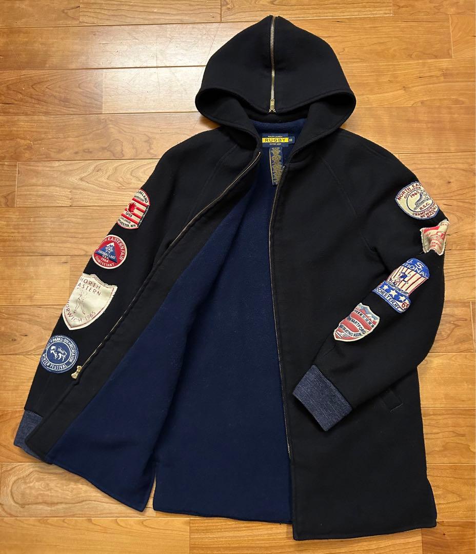 希少　RUGBY　ラグビー　ラルフローレン　パーカー　TALON ワッペン　XS