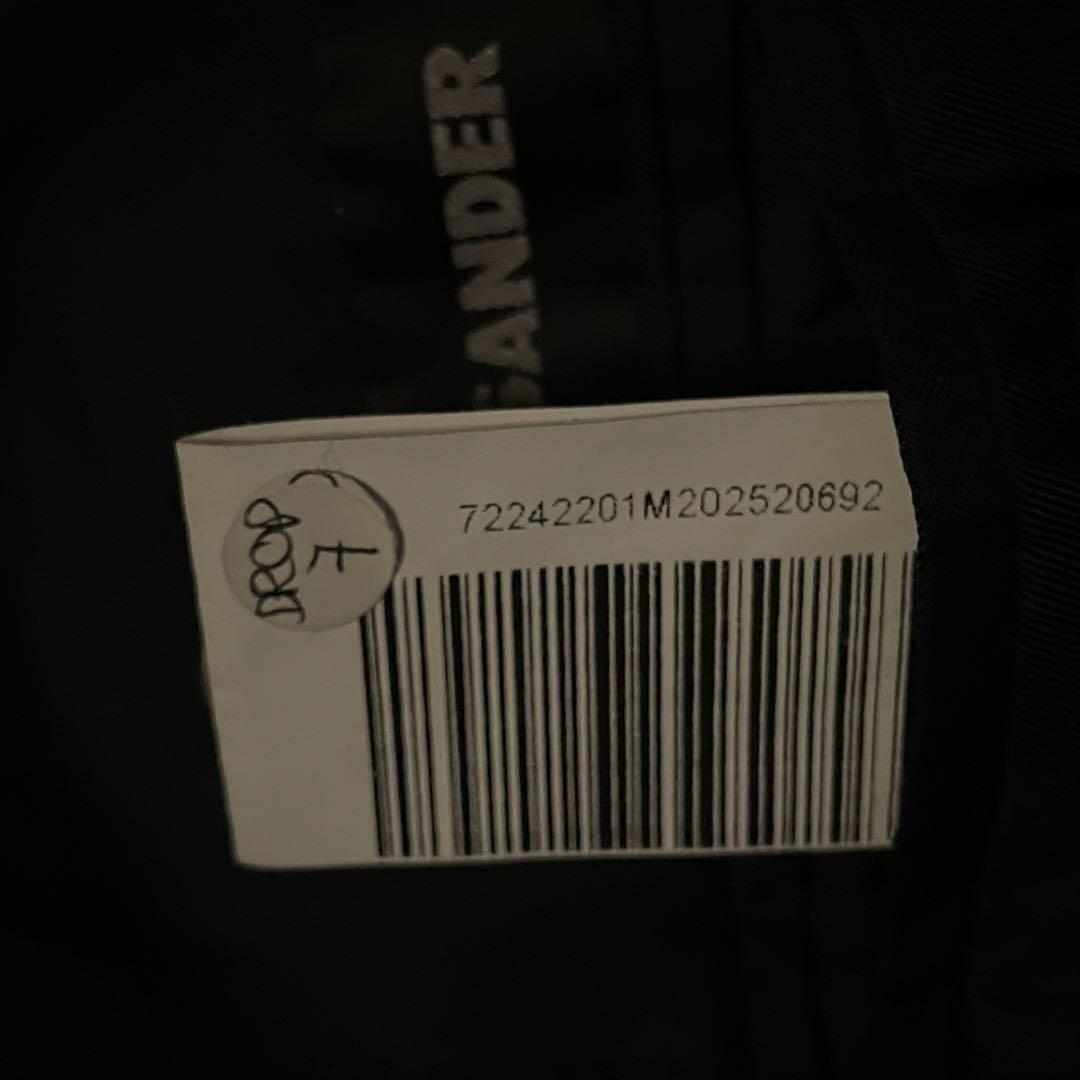 美品 JIL SANDER ブラックテーラードジャケット44ミニマル イタリア製