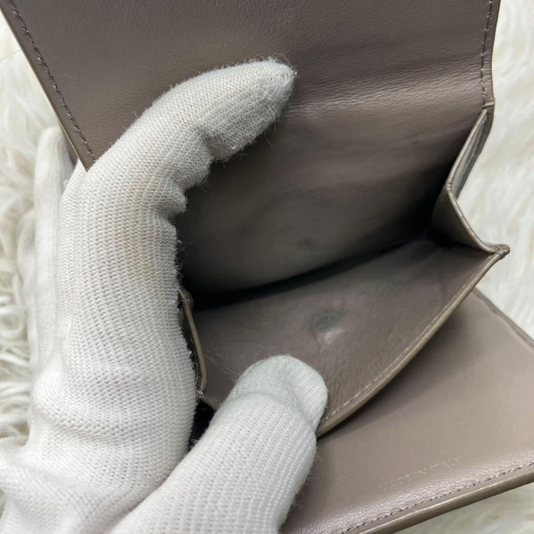 極美品✨️CELINE スモール ウォレット 折り財布 グレー
