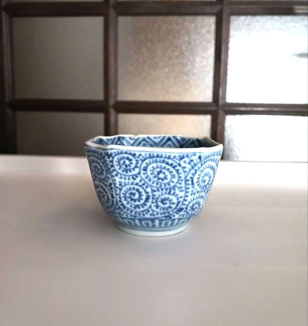 古伊万里　蛸唐草