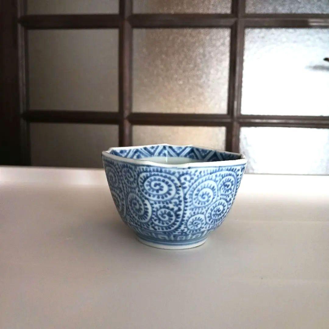 古伊万里　蛸唐草
