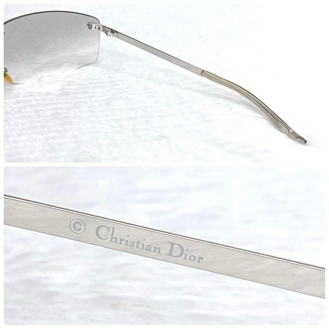 小物 Dior Rimless Star Logo Sunglasses Y2K