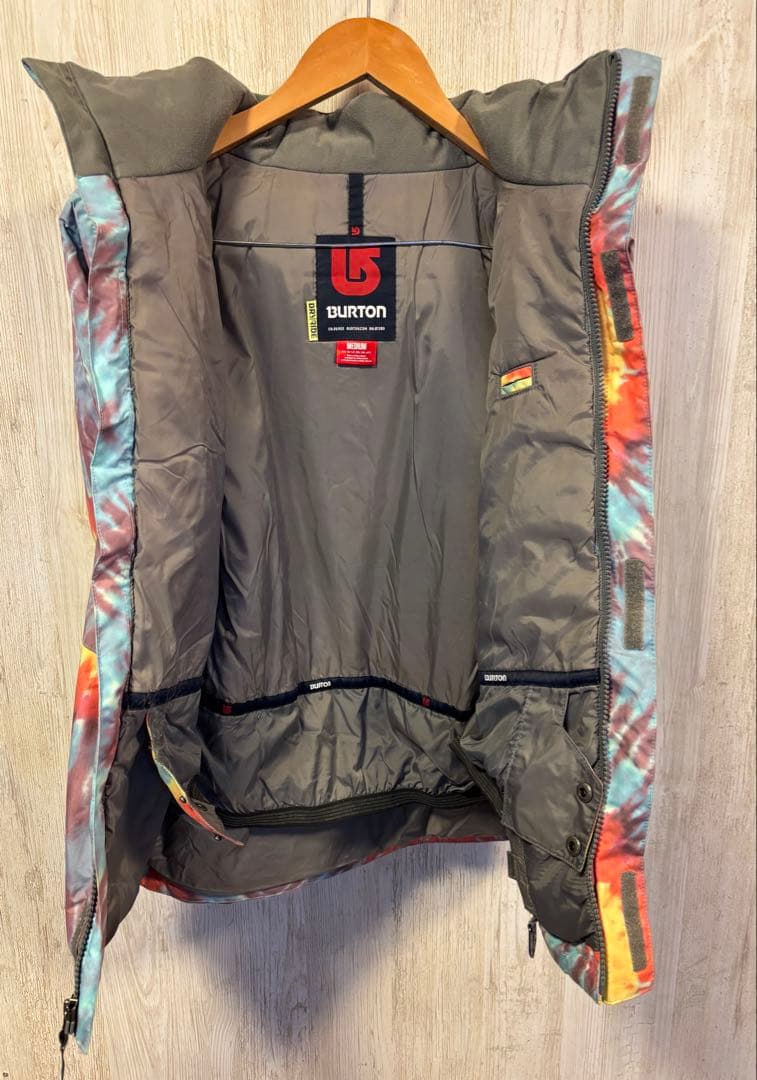BURTON タイダイ スノーボードジャケット スノーボードウェア M