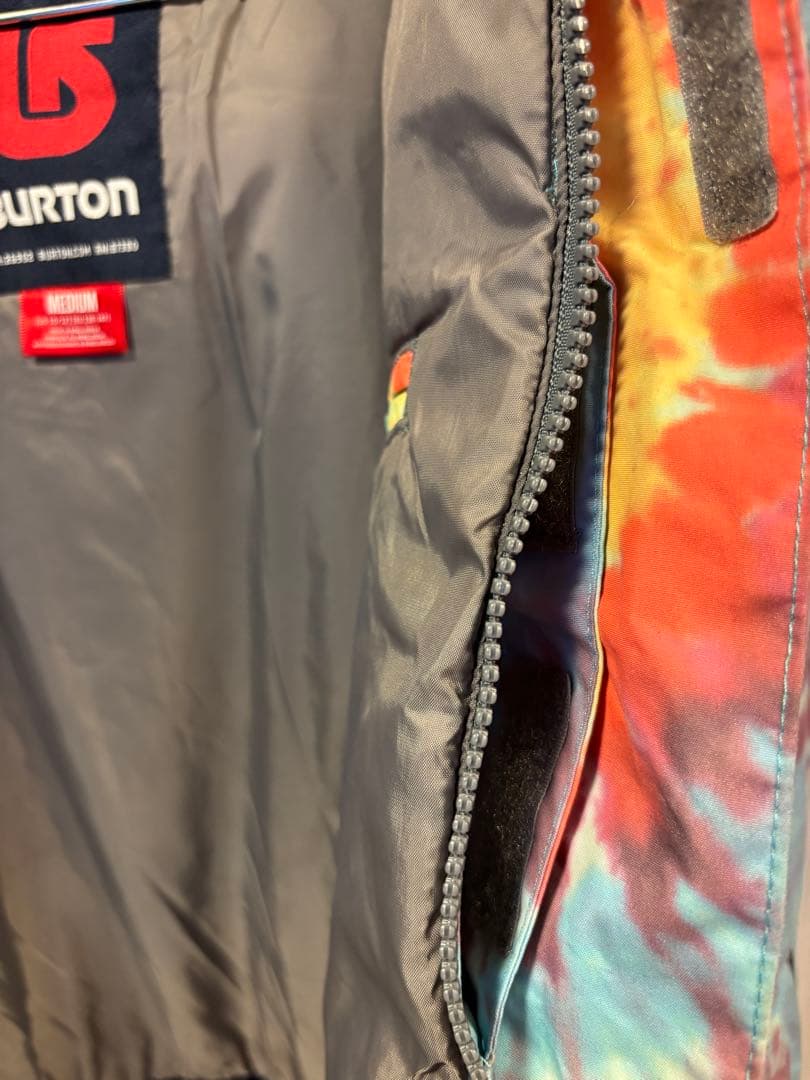 BURTON タイダイ スノーボードジャケット スノーボードウェア M