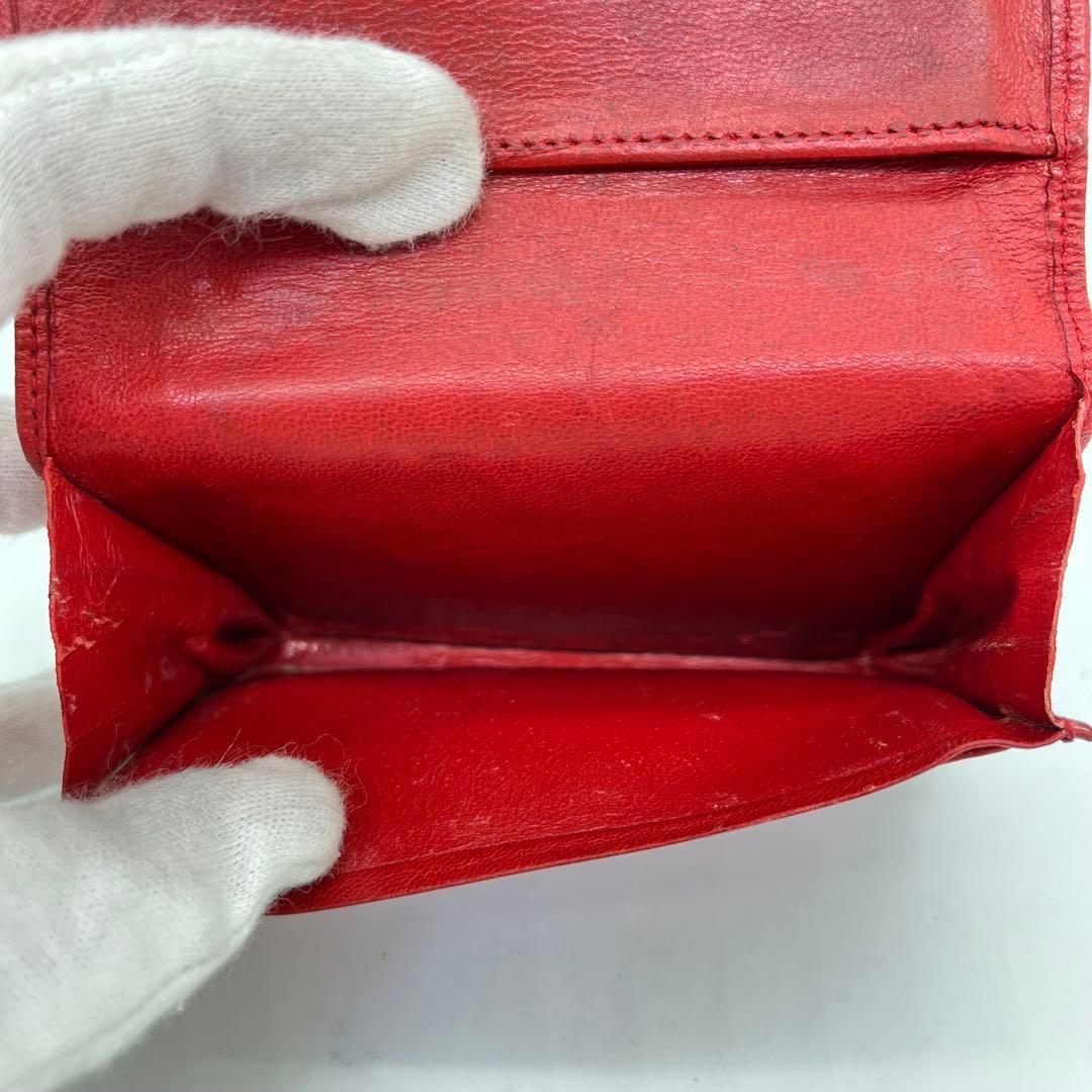 CHANEL 名刺入れ カードケース ビコローレ ギャランティカード付き レッド