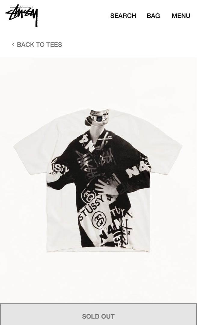 トップス Stussy Paris Tee \"Natural\"