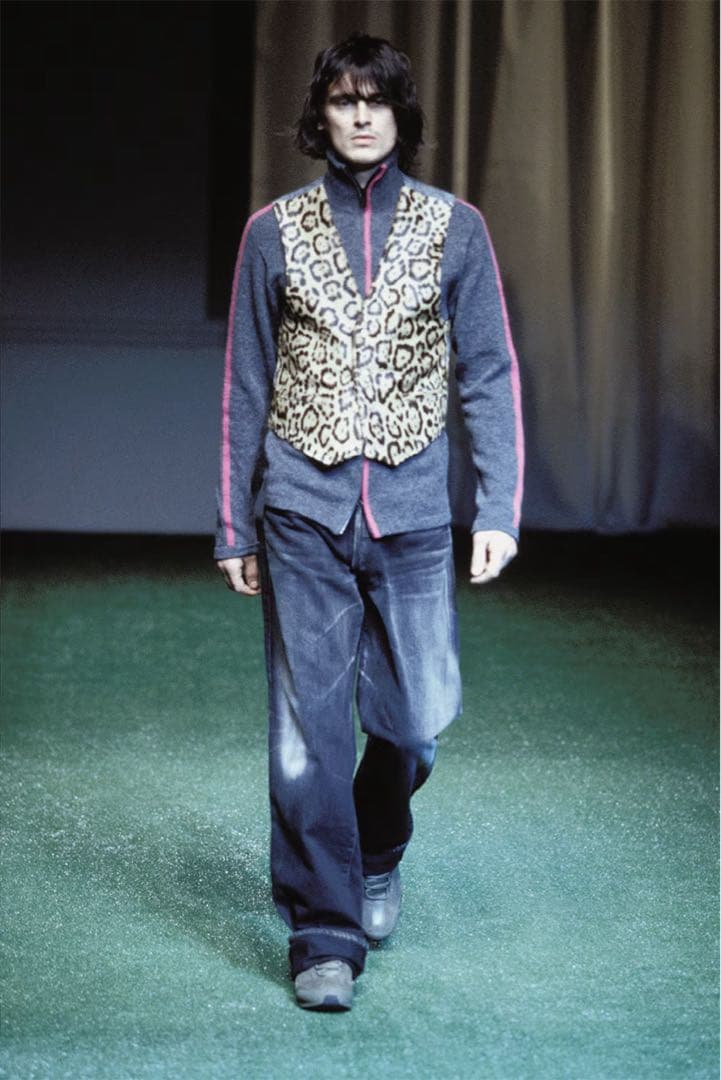 Yohji Yamamoto POUR HOMME ヒョウ柄ベスト