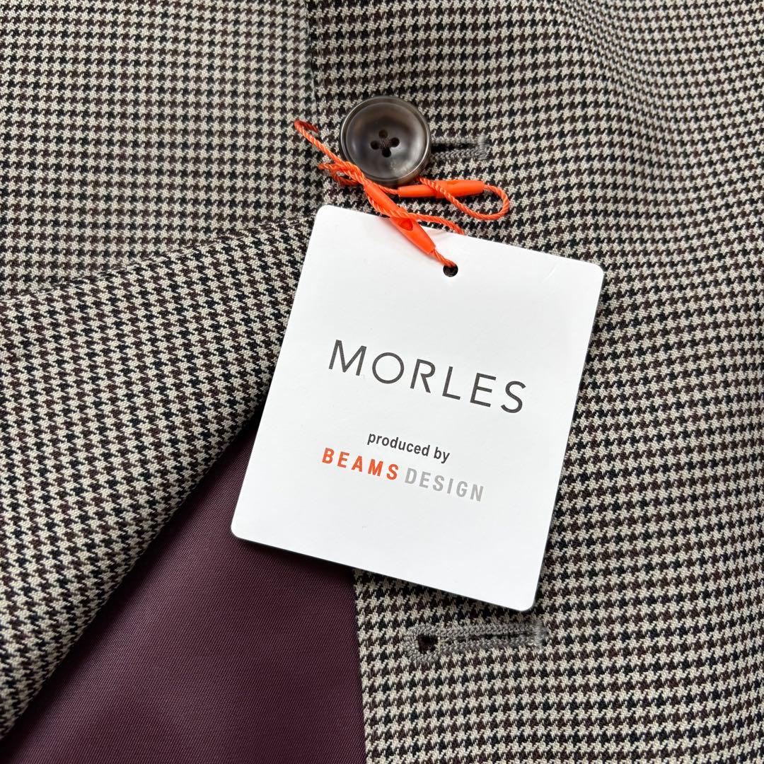 チョモラン 　MORLES ビームス　ジャケット　千鳥格子　チェック　LL