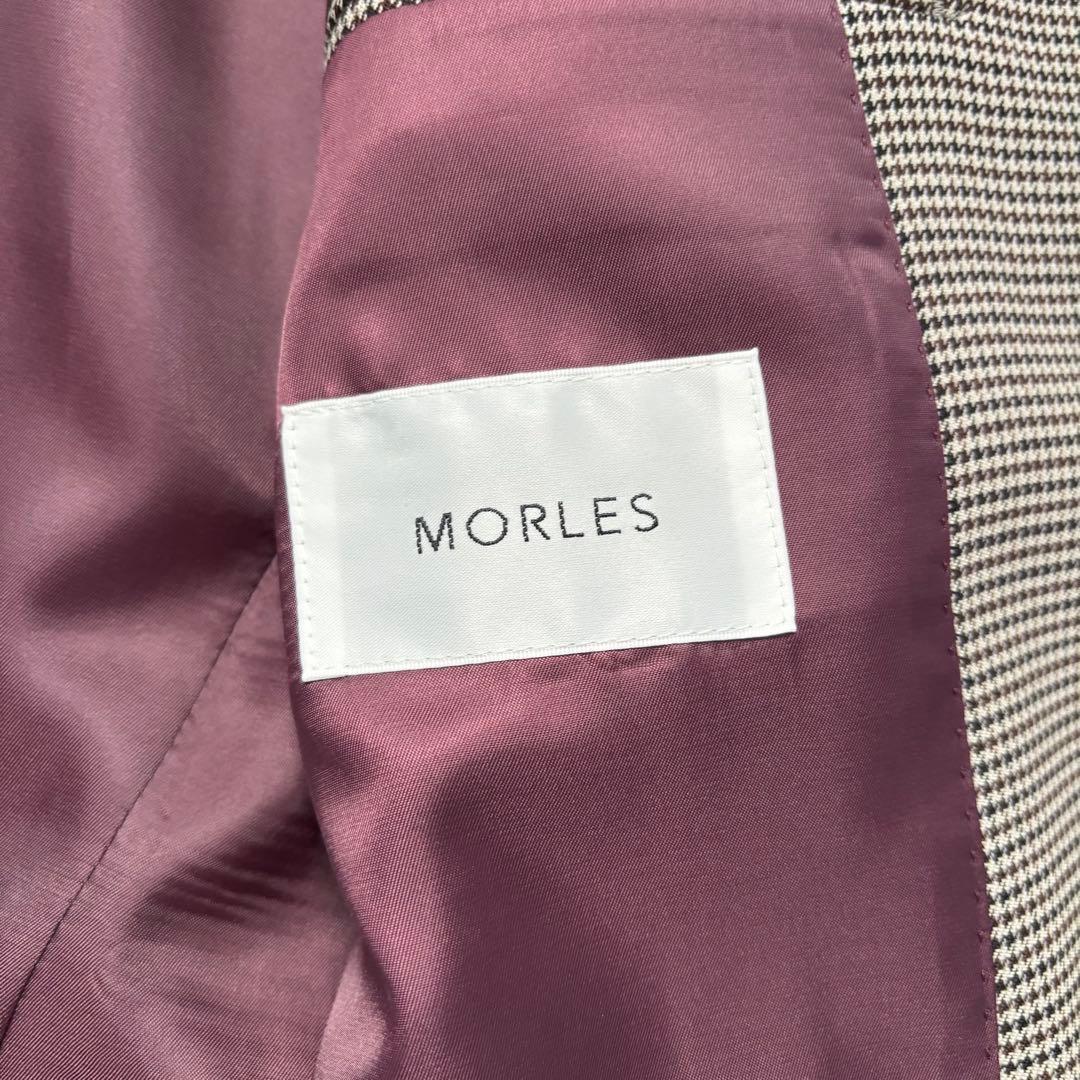 チョモラン 　MORLES ビームス　ジャケット　千鳥格子　チェック　LL
