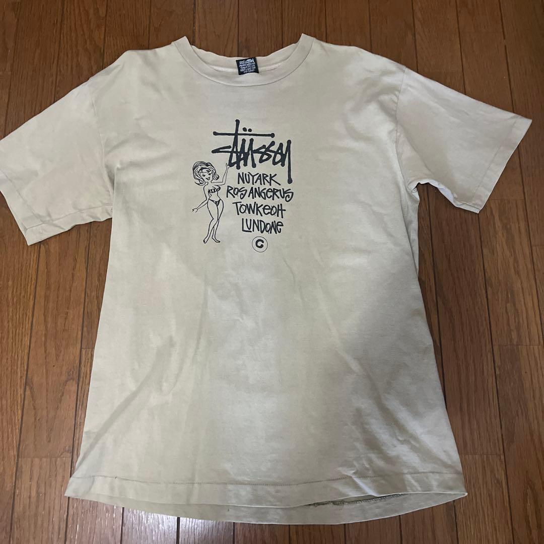 80s ステューシーTシャツ OLD STUSSY ヴィンテージ 古着 黒タグ