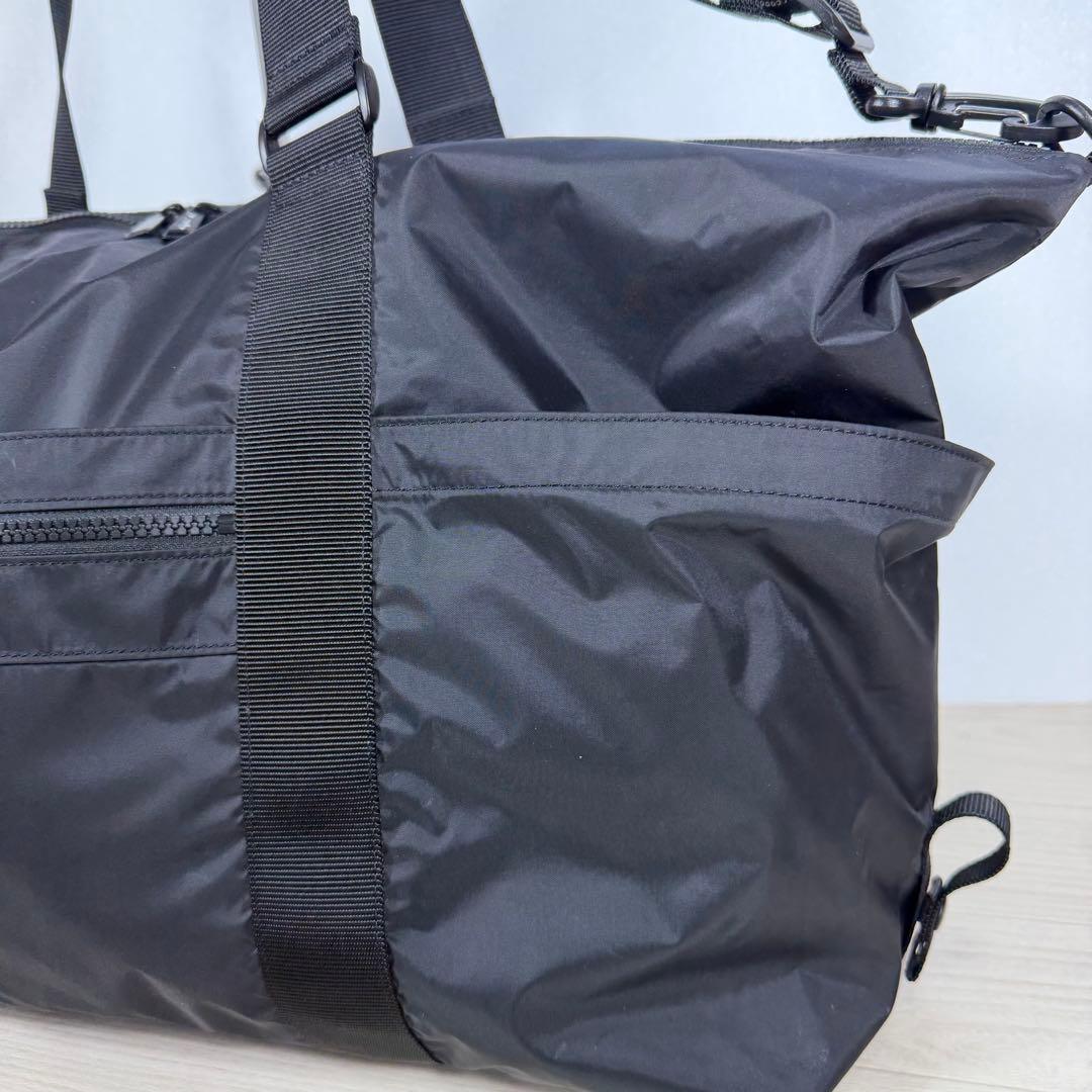 極美品 agnes b. 2way ボストンバッグ QAT01-02 ブラック