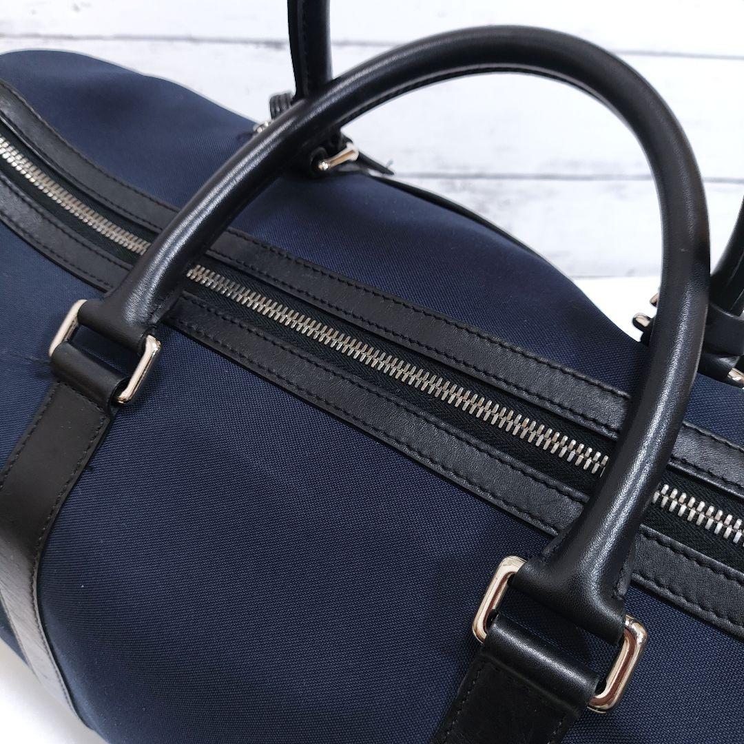 COACH ボストンバッグ 大容量 旅行 出張 キャリーバッグ ネイビー