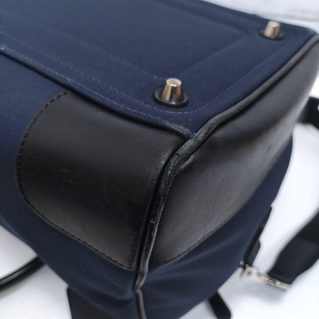 COACH ボストンバッグ 大容量 旅行 出張 キャリーバッグ ネイビー