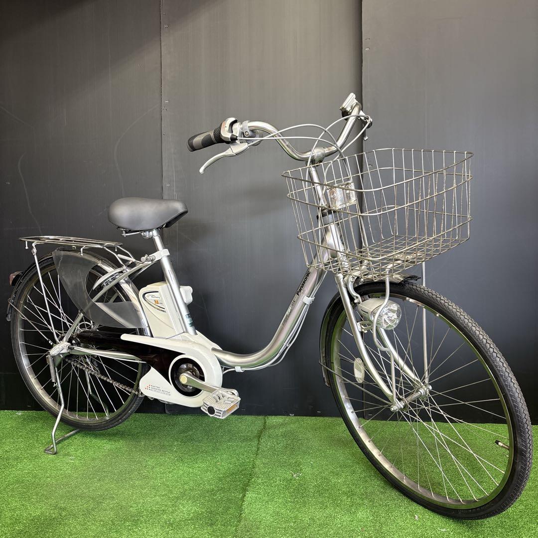 電動自転車 Panasonic Lithium vivi DX シルバー　46★