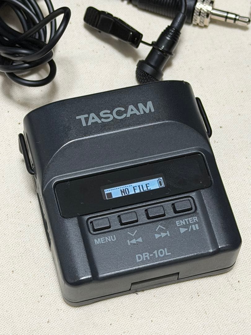 TASCAM DR-10L ピンマイクレコーダー 2台セット sd付き 箱なし