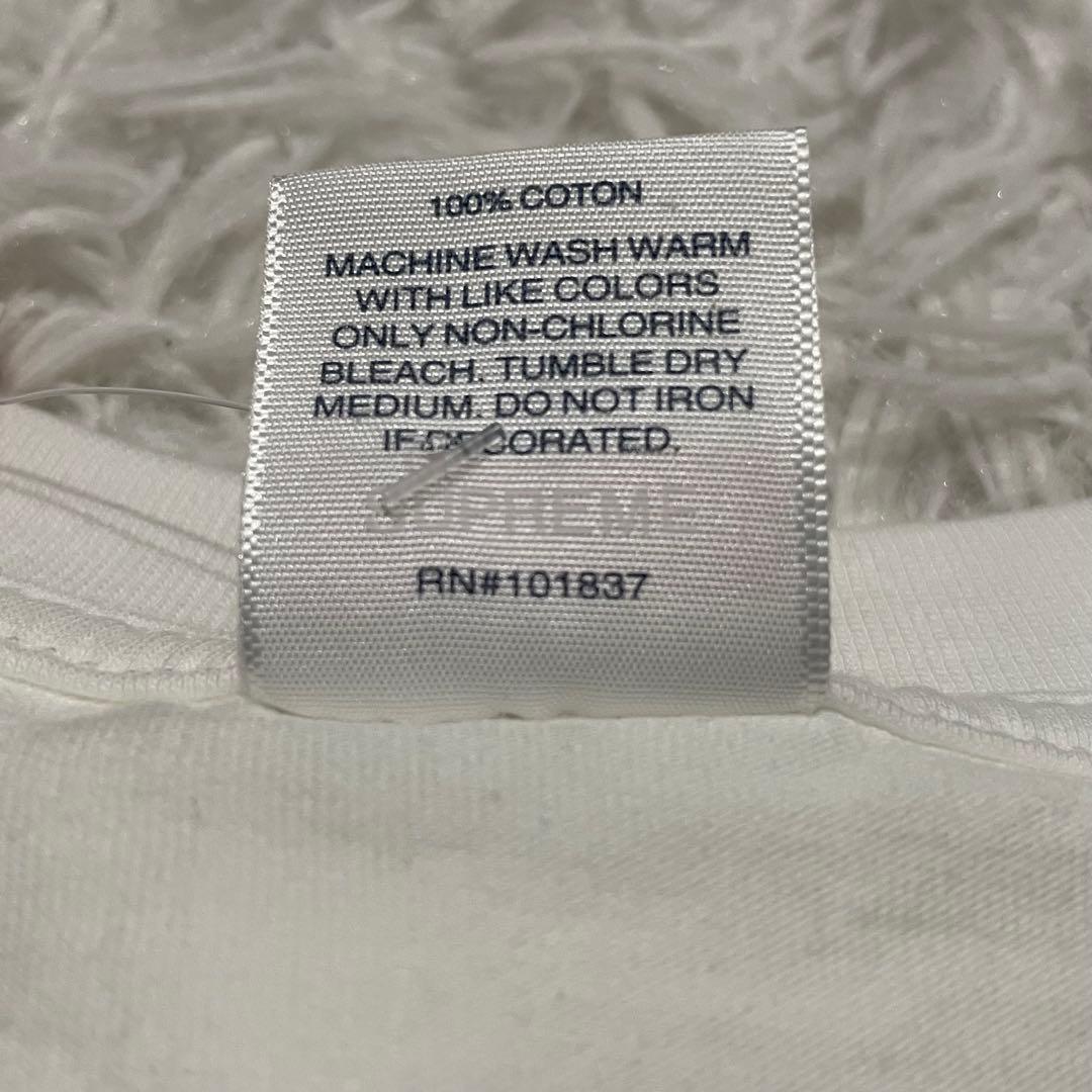 【新品】 Supreme ボックスロゴ　USA製 半袖　Tシャツ　ホワイト　M