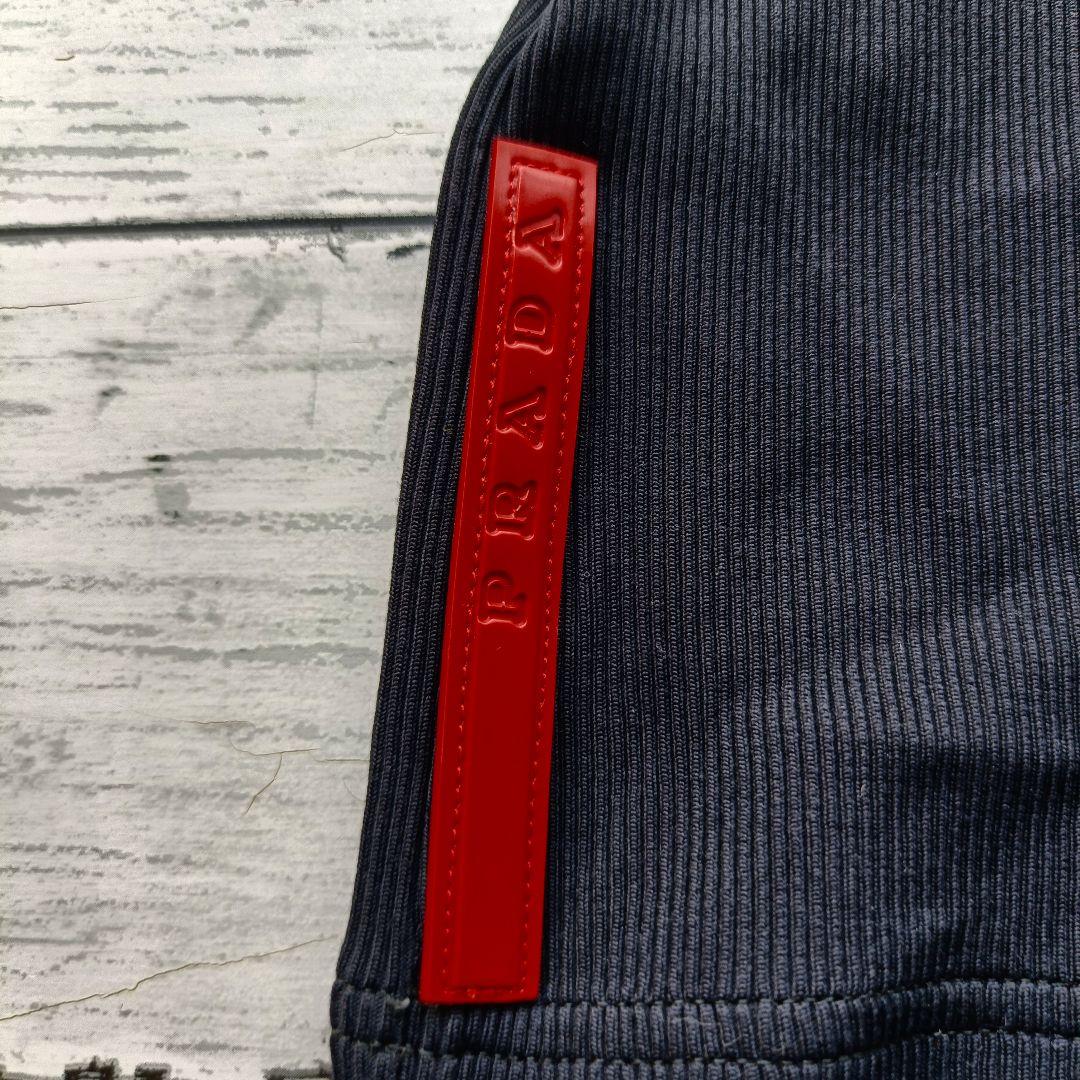 PRADA SPORT 00s archive 半袖Tシャツ 赤ロゴ M タイト