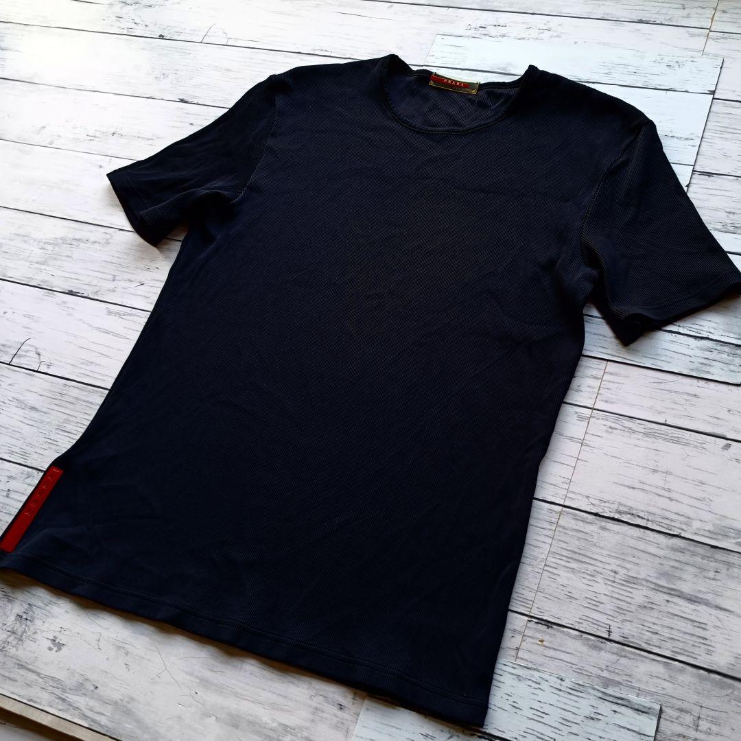 PRADA SPORT 00s archive 半袖Tシャツ 赤ロゴ M タイト