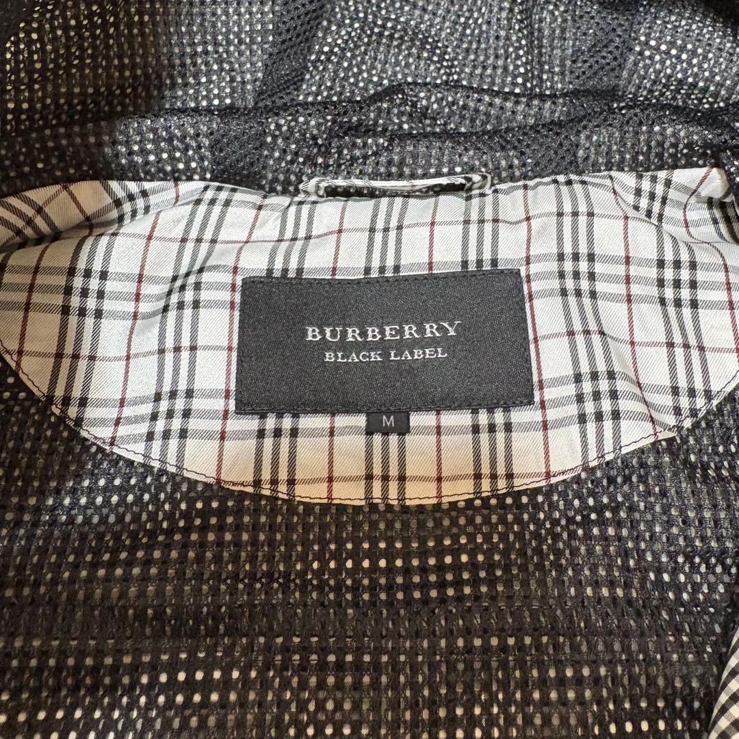 タグ付き BURBERRY BLACK LABEL ノースリーブパーカーベスト